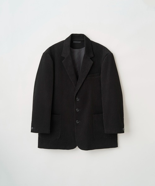 Juha(ユハ)の「OVERSIZED CORDUROY JACKET(テーラードジャケット・メンズ・ブラウン/ブラック・3/4)」の13枚目の写真