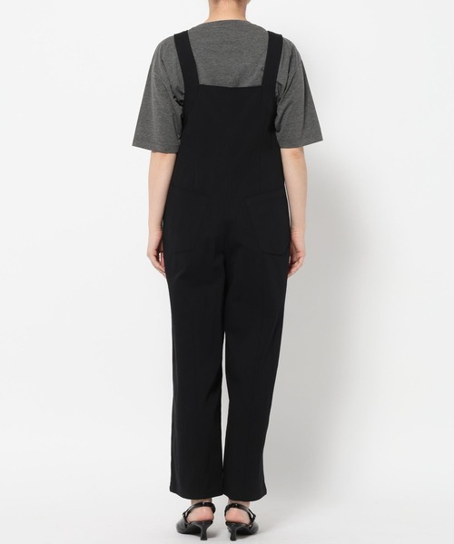 mysty woman(ミスティウーマン)の「フロントZIPオーバーオール 666534(サロペット/オーバーオール・レディース・オフホワイト/ブラック・FREE)」の8枚目の写真