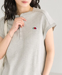 FRUIT OF THE LOOM × FREAK'S STORE/フルーツオブザルーム 別注 ワッフル ヘンリーネック フレンチスリーブTシャツ