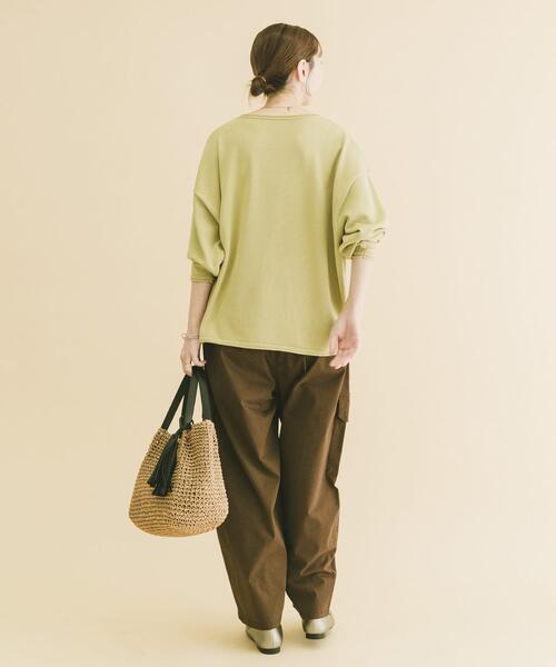 ITEMS URBANRESEARCH（アイテムズ アーバンリサーチ）の「バレルカーゴパンツ（その他パンツ・レディース・オフホワイト/ネイビー/ブラウン・FREE）」の8枚目の写真