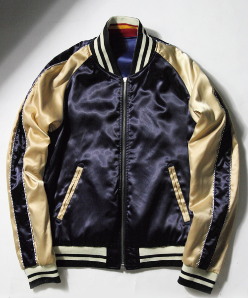 JACKROSE(ジャックローズ)の「リバーシブルスカジャン(ブルゾン・メンズ・ブラック/ブルー・L/XL/M)」の16枚目の写真