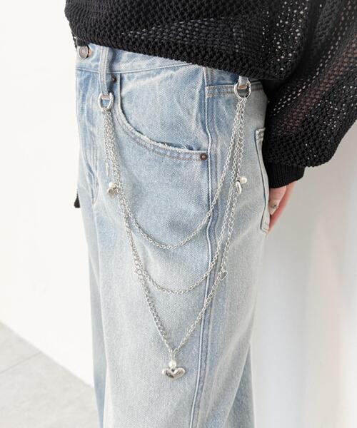 WEGO（ウィゴー）の「WEGO/パールMIXチャームウォレットチェーン（ウォレットチェーン・レディース・その他4/その他3/その他2/その他1・FREE）」の2枚目の写真