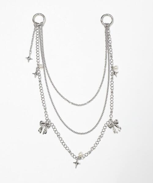 WEGO（ウィゴー）の「WEGO/パールMIXチャームウォレットチェーン（ウォレットチェーン・レディース・その他4/その他3/その他2/その他1・FREE）」の11枚目の写真