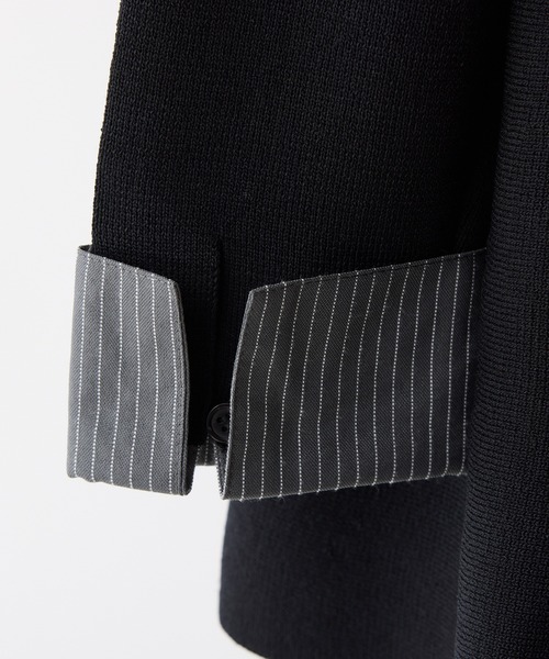 one after another NICE CLAUP(ワンアフターアナザーナイスクラップ)の「シャツドッキングミニワンピース(ワンピース・レディース・ブラック系その他/ホワイト系その他/ネイビー系・MEDIUM/SMALL)」の10枚目の写真