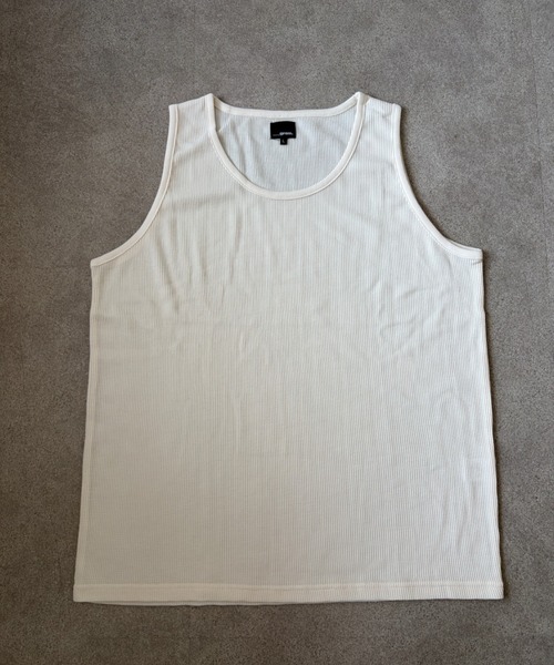 link lot(リンクロット)の「【2点セット】半袖レースシャツ×ワッフルタンクトップ(シャツ/ブラウス・メンズ・ベージュ/ブラック/アイボリー・M/L)」の20枚目の写真