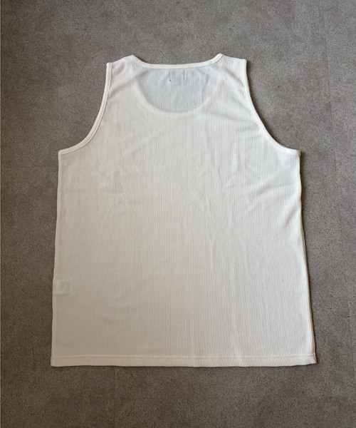 link lot(リンクロット)の「【2点セット】半袖レースシャツ×ワッフルタンクトップ(シャツ/ブラウス・メンズ・ベージュ/ブラック/アイボリー・M/L)」の21枚目の写真