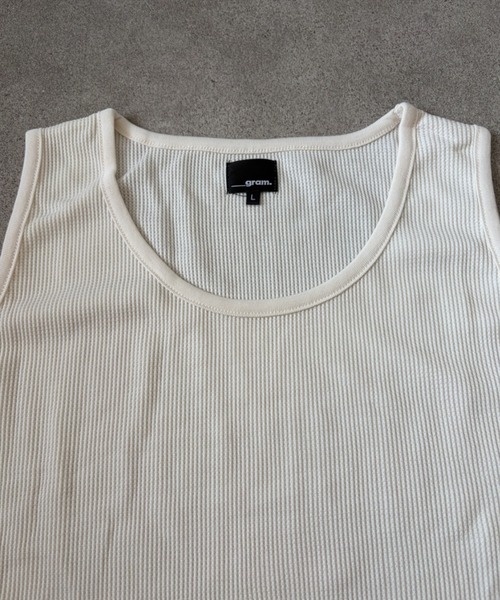 link lot(リンクロット)の「【2点セット】半袖レースシャツ×ワッフルタンクトップ(シャツ/ブラウス・メンズ・ベージュ/ブラック/アイボリー・M/L)」の22枚目の写真