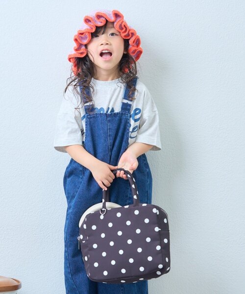 CIAOPANIC TYPY(チャオパニックティピー)の「【KIDS】2WAYスクエアボストンショルダーBAG(ボストンバッグ・キッズ・サックスブルー/ブラック・ONE SIZE)」の2枚目の写真