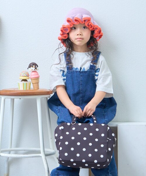 CIAOPANIC TYPY(チャオパニックティピー)の「【KIDS】2WAYスクエアボストンショルダーBAG(ボストンバッグ・キッズ・サックスブルー/ブラック・ONE SIZE)」の11枚目の写真