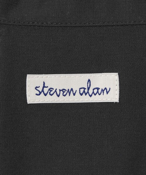 Steven Alan（スティーブンアラン）の「＜Steven Alan＞ コットン/ウール ボイル オープンカラー シャツ BOX（シャツ/ブラウス・メンズ・ダークブラウン/ブラック・XL/L/M/S）」の10枚目の写真