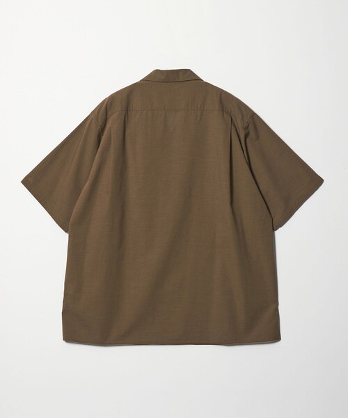 Steven Alan（スティーブンアラン）の「＜Steven Alan＞ コットン/ウール ボイル オープンカラー シャツ BOX（シャツ/ブラウス・メンズ・ダークブラウン/ブラック・XL/L/M/S）」の11枚目の写真