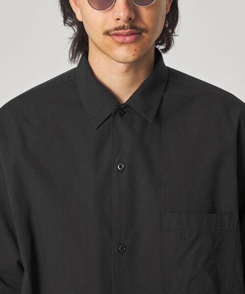 Steven Alan(スティーブンアラン)の「<Steven Alan> コットン/ウール ボイル オープンカラー シャツ BOX(シャツ/ブラウス・メンズ・ダークブラウン/ブラック・XL/L/M/S)」の17枚目の写真