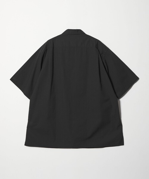 Steven Alan＞ コットン/ウール ボイル オープンカラー シャツ BOX