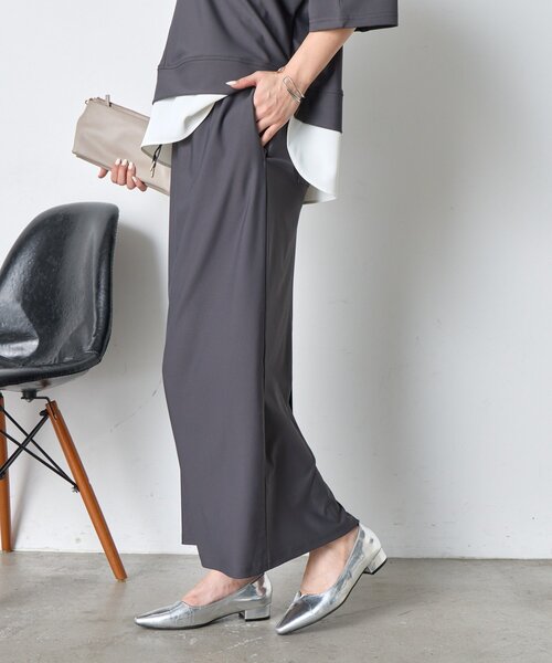 Jena espace merveilleux（ジェナ　エスパスメルヴェイユ）の「ドルマンセットアップ（ワンピース・レディース・チャコールグレー/カーキ・FREE）」の6枚目の写真