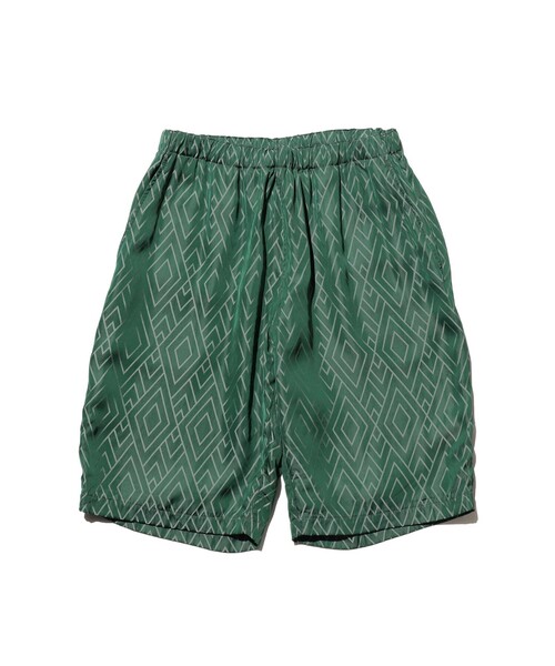 BEAMS PLUS(ビームスプラス)の「Easy Shorts Cupro Diamond Pattern(その他パンツ・メンズ・ネイビー/グリーン・SMALL/LARGE/MEDIUM/X-LARGE)」の9枚目の写真