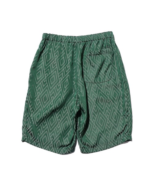 BEAMS PLUS(ビームスプラス)の「Easy Shorts Cupro Diamond Pattern(その他パンツ・メンズ・ネイビー/グリーン・SMALL/LARGE/MEDIUM/X-LARGE)」の14枚目の写真