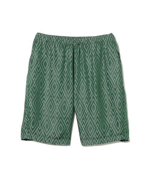 BEAMS PLUS(ビームスプラス)の「Easy Shorts Cupro Diamond Pattern(その他パンツ・メンズ・ネイビー/グリーン・SMALL/LARGE/MEDIUM/X-LARGE)」の15枚目の写真