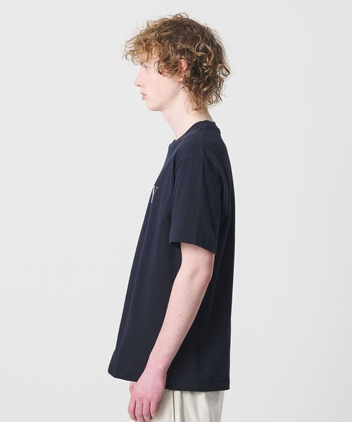 BEAUTY&YOUTH UNITED ARROWS（ビューティーアンドユースユナイテッドアローズ）の「B&Y クルーネック Tシャツ MADE IN JAPAN（Tシャツ/カットソー・メンズ・ネイビー/ホワイト・XL/L/S/M）」の16枚目の写真