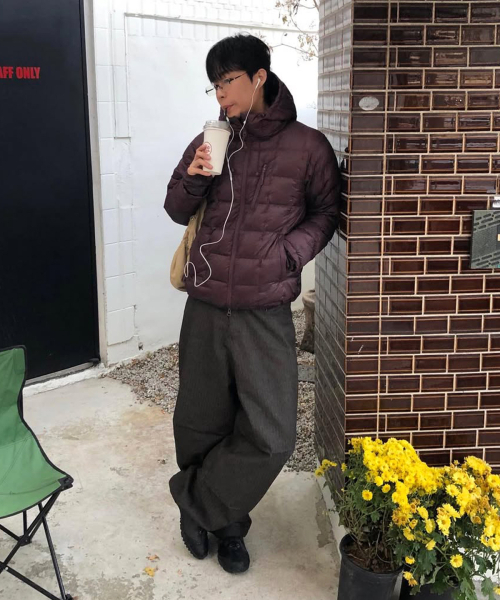 INTEMPOMOOD(インテンポムード)の「アークティックライトダウンジャケット : 5カラー(ダウンジャケット/コート・メンズ・ライトグレー/スカイブルー/ブラック/カーキ/ダークパープル・MEDIUM/X-LARGE/LARGE)」の8枚目の写真