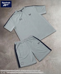 Reebok（リーボック）の「Reebok リーボック 上下セット セットアップ 薄手ミニ裏毛 半袖Tシャツ+ハーフパンツ（セットアップ）」