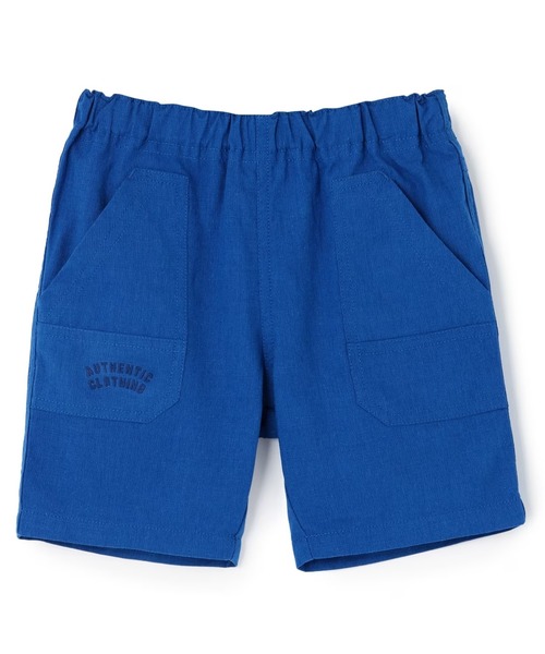 KP BOY（ケーピーボーイ）の「スラブ平織 ハーフパンツ（その他パンツ・キッズ・ブルー/レッド・90cm/100cm/110cm/120cm/130cm/140cm）」の2枚目の写真