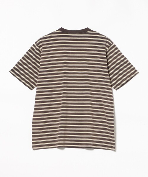 BEAMS HEART(ビームスハート)の「【6/18値下げ】フェード加工 ボーダー Tシャツ(ユニセックス)(Tシャツ/カットソー・メンズ・ブラウン/オフホワイト・MEDIUM/LARGE/SMALL)」の17枚目の写真
