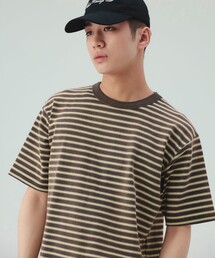 BEAMS HEART | 【6/18値下げ】フェード加工 ボーダー Tシャツ(ユニセックス)(Tシャツ/カットソー)