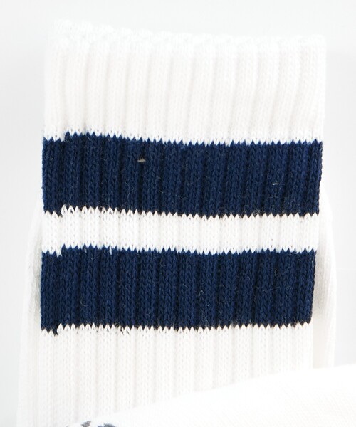 FRUIT OF THE LOOM（フルーツオブザルーム）の「【FRUIT OF THE LOOM/フルーツ・オブ・ザ・ルーム】 3P2ラインクルーソックス/3足パッククルーソックス（ソックス/靴下・メンズ・ホワイト系その他/ホワイト系その他2・フリー）」の8枚目の写真