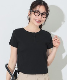 coca(coca) | リブヘンリーネックTシャツ(Tシャツ/カットソー)