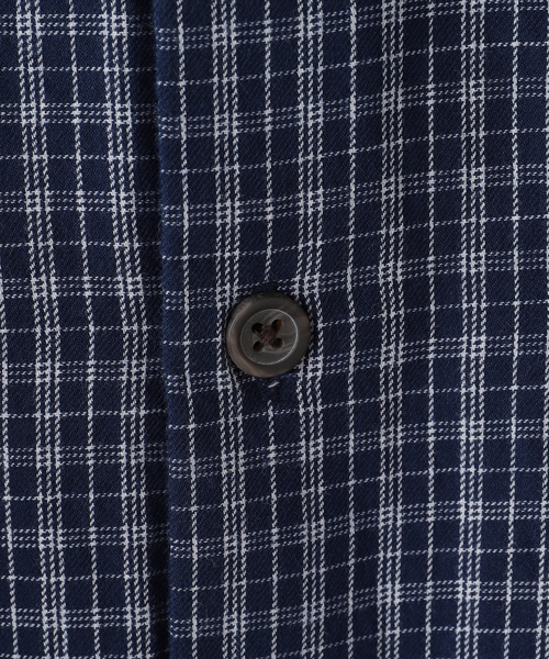 OBEY（オベイ）の「OBEY / オベイ BIGWIG IAN WOVEN（シャツ/ブラウス・メンズ・ネイビー/ベージュ・LARGE/MEDIUM）」の4枚目の写真