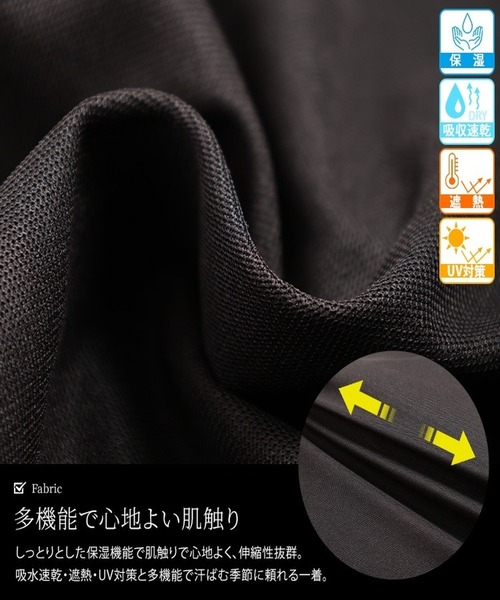 GOLDJAPAN(ゴールドジャパン)の「【大きいサイズ】 吸水速乾&UVカット&遮熱ティアードZIPパーカー【大きいサイズ対応】(パーカー・レディース・ブラック・LL/3L/4L/5L)」の5枚目の写真