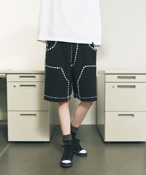 CONZ（コンズ）の「SUMMER PG1 DOUBLE KNEE SHORTS（その他パンツ・メンズ・ブラック/ネイビー/レッド・LARGE/MEDIUM）」の5枚目の写真