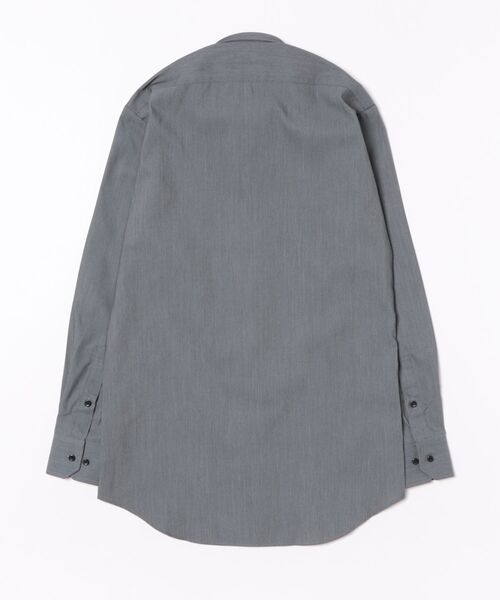 TAKA-Q(タカキュー)の「ワイシャツ メンズ 透け防止 遮熱 UVカット イージーアイロン 綿混 カッタウェイ 長袖 ビジネス ドレス NEWスタンダードフィット(ビジネスシャツ・メンズ・ブラック・首回り39cm-裄丈84cm/首回り41cm-裄丈82cm/首回り43cm-裄丈82cm/首回り43cm-裄丈86cm/首回り39cm-裄丈80cm/首回り41cm-裄丈86cm/首回り37cm-裄丈80cm/首回り45cm-裄丈86cm)」の3枚目の写真