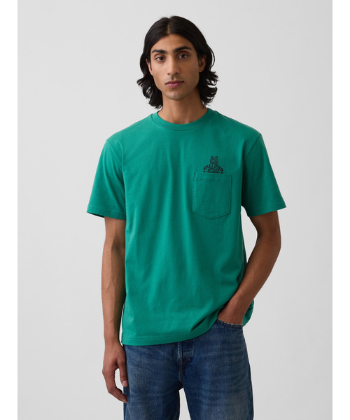 エブリディ ソフト リラックスフィット ブラナンベア ポケットTシャツ