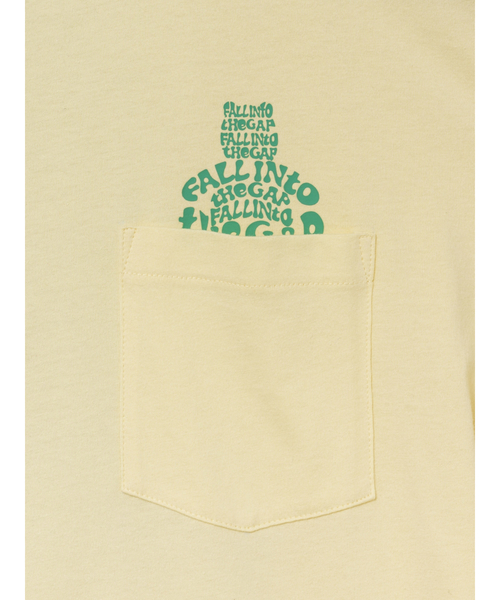 GAP(ギャップ)の「エブリディ ソフト リラックスフィット ブラナンベア ポケットTシャツ(ユニセックス)(Tシャツ/カットソー・メンズ・ピンク/ネイビー/イエロー/ホワイト/ブラック/グリーン・L/M/S/XS/XL)」の8枚目の写真