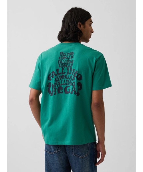 GAP(ギャップ)の「エブリディ ソフト リラックスフィット ブラナンベア ポケットTシャツ(ユニセックス)(Tシャツ/カットソー・メンズ・ピンク/ネイビー/イエロー/ホワイト/ブラック/グリーン・L/M/S/XS/XL)」の3枚目の写真