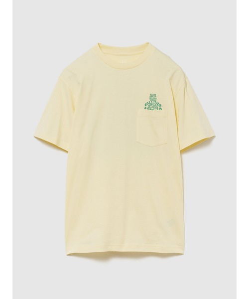 GAP(ギャップ)の「エブリディ ソフト リラックスフィット ブラナンベア ポケットTシャツ(ユニセックス)(Tシャツ/カットソー・メンズ・ピンク/ネイビー/イエロー/ホワイト/ブラック/グリーン・L/M/S/XS/XL)」の21枚目の写真