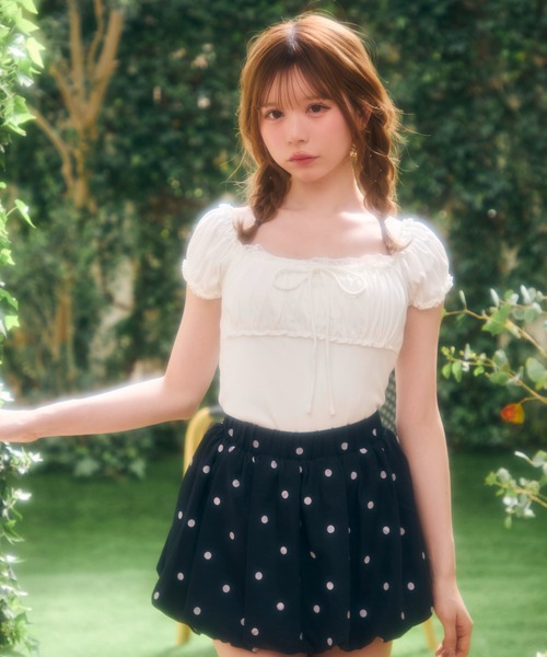 アンティーク　ギャザー　トップス セール】ギャザートップス（Tシャツ/カットソー）｜TITTY&CO.（ティ