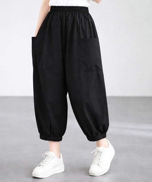 SallyLunn(サリーラン)の「大人カジュアルバルーンパンツ(その他パンツ・レディース・ベージュ/ブラック/カーキ/ワイン・MEDIUM/LARGE)」の6枚目の写真