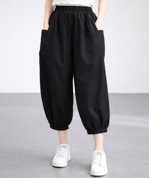 SallyLunn(サリーラン)の「大人カジュアルバルーンパンツ(その他パンツ・レディース・ベージュ/ブラック/カーキ/ワイン・MEDIUM/LARGE)」の8枚目の写真