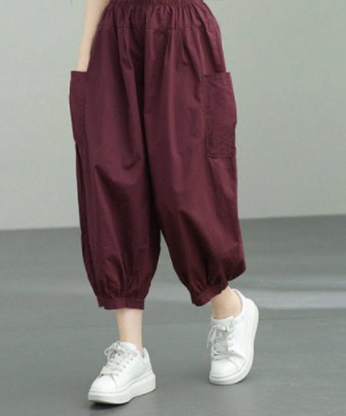 SallyLunn(サリーラン)の「大人カジュアルバルーンパンツ(その他パンツ・レディース・ベージュ/ブラック/カーキ/ワイン・MEDIUM/LARGE)」の13枚目の写真