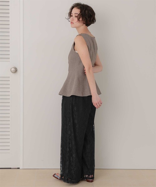 titivate(ティティベイト)の「レース/ドットイージーパンツ(その他パンツ・レディース・オフホワイト/ブラック系その他/アイボリー/ブラック・S/M/L)」の17枚目の写真