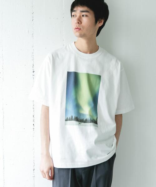 URBAN RESEARCH DOORS(アーバンリサーチドアーズ)の「NATURE PHOTO SHORT-SLEEVE T-SHIRTS(Tシャツ/カットソー・メンズ・ホワイト/ブラック・MEDIUM/LARGE)」の9枚目の写真