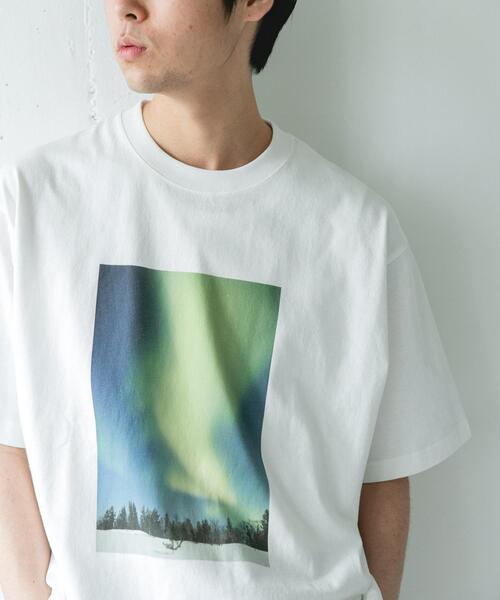 URBAN RESEARCH DOORS(アーバンリサーチドアーズ)の「NATURE PHOTO SHORT-SLEEVE T-SHIRTS(Tシャツ/カットソー・メンズ・ホワイト/ブラック・MEDIUM/LARGE)」の8枚目の写真