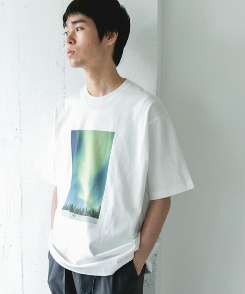 URBAN RESEARCH DOORS(アーバンリサーチドアーズ)の「NATURE PHOTO SHORT-SLEEVE T-SHIRTS(Tシャツ/カットソー・メンズ・ホワイト/ブラック・MEDIUM/LARGE)」の6枚目の写真