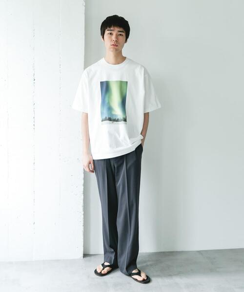 URBAN RESEARCH DOORS(アーバンリサーチドアーズ)の「NATURE PHOTO SHORT-SLEEVE T-SHIRTS(Tシャツ/カットソー・メンズ・ホワイト/ブラック・MEDIUM/LARGE)」の5枚目の写真
