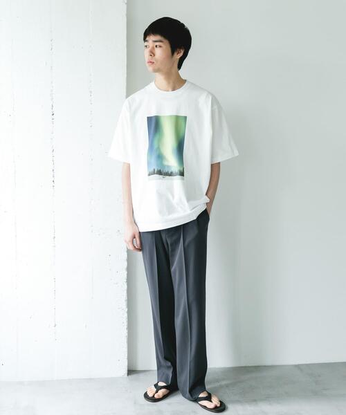 URBAN RESEARCH DOORS(アーバンリサーチドアーズ)の「NATURE PHOTO SHORT-SLEEVE T-SHIRTS(Tシャツ/カットソー・メンズ・ホワイト/ブラック・MEDIUM/LARGE)」の4枚目の写真