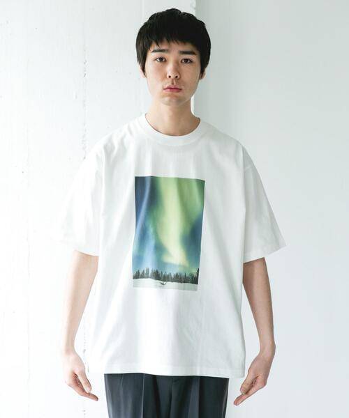 URBAN RESEARCH DOORS(アーバンリサーチドアーズ)の「NATURE PHOTO SHORT-SLEEVE T-SHIRTS(Tシャツ/カットソー・メンズ・ホワイト/ブラック・MEDIUM/LARGE)」の3枚目の写真