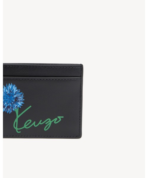 KENZO（ケンゾー）の「'KENZO Tulip' カードホルダー イン レザー（その他小物・メンズ・ブラック系その他・ONE SIZE）」の3枚目の写真