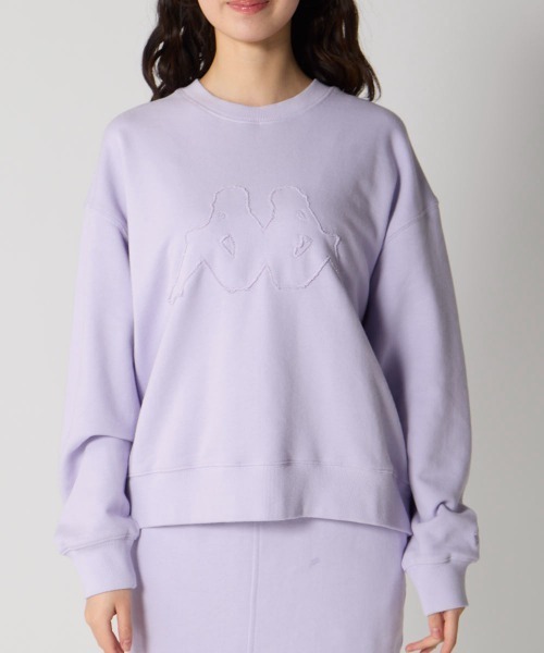 Kappa（カッパ）の「オミニクルースウェット（スウェット・レディース・ネイビー/杢グレー/ピンク・LARGE/MEDIUM/SMALL）」の7枚目の写真